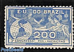 Brazil 1906 200R, Stamp Out Of Set, Unused (hinged), Various - Globes - Nuevos