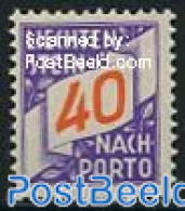 Liechtenstein 1928 40Rp, Postage Due, Stamp Out Of Set, Unused (hinged) - Altri & Non Classificati