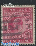 Great Britain 1902 5Sh, Used, Used - Usados