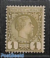 Monaco 1885 1c, Stamp Out Of Set, Unused (hinged) - Nuevos