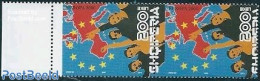 Albania 2006 Europa Pair Of 200L, Moved Perforation, Mint NH, History - Various - Europa (cept) - Errors, Misprints, P.. - Oddities On Stamps