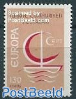 Türkiye 1966 Europa, 130K, Wrong Colour, Mint NH, History - Various - Europa (cept) - Errors, Misprints, Plate Flaws - Autres & Non Classés