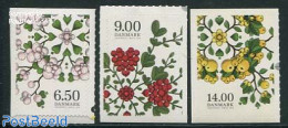 Denmark 2014 Fruits 3v S-a, Mint NH, Nature - Fruit - Unused Stamps