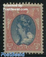 Netherlands 1899 25c, Pink/blue, Stamp Out Of Set, Unused (hinged) - Nuovi