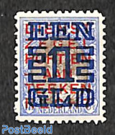 Netherlands 1923 1gld On 17.5c, Perf. 11.5, Stamp Out Of Set, Unused (hinged) - Nuevos