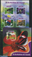 Guinea Bissau 2014 Butterflies 2 S/s, Mint NH, Nature - Butterflies - Guinée-Bissau