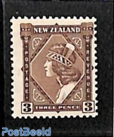 New Zealand 1936 3p, Stamp Out Of Set, Mint NH - Nuevos