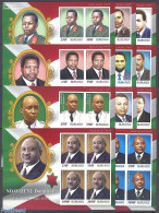 Burundi 2012 Presidents 11v, Imperforated, Mint NH, History - Politicians - Sonstige & Ohne Zuordnung