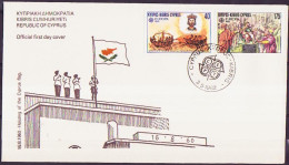 Chypre - Zypern - Cyprus FDC1 1982 Y&T N°561 à 562 - Michel N°566 à 567 - EUROPA - Brieven En Documenten