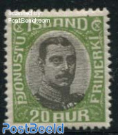 Iceland 1920 20A, On Service, Stamp Out Of Set, Unused (hinged) - Otros & Sin Clasificación