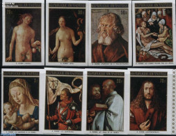 Rwanda 1971 Duerer Paintings 8v, Imperforated, Mint NH, Art - Dürer, Albrecht - Nude Paintings - Paintings - Sonstige & Ohne Zuordnung