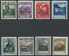 Liechtenstein 1932 On Service 8v, Unused (hinged) - Other & Unclassified