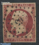 France 1853 1Fr, Carmine, Used, Used Stamps - Usados