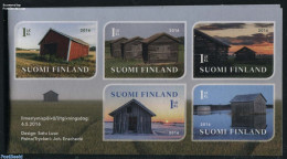 Finland 2016 Sheds 5v S-a In Booklet, Mint NH, Various - Agriculture - Nuevos