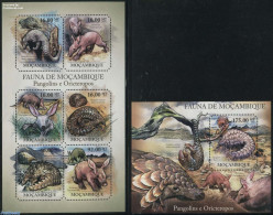 Mozambique 2011 Pangolins & Aardvarks 2 S/s, Mint NH, Nature - Animals (others & Mixed) - Mosambik