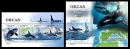 Guinea Bissau 2023 Orcas. (411) OFFICIAL ISSUE - Delfine