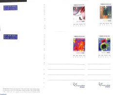 Hong Kong 1998 Illustrated Postcard Set Design (4 Cards), Unused Postal Stationary, Art - Industrial Design - Storia Postale
