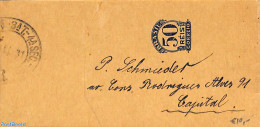 Brazil 1931 Wrapper 50R, Used Postal Stationary - Cartas & Documentos