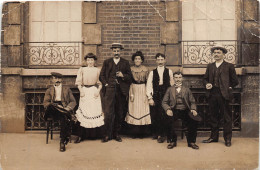 P-24-Bi.-3086 : AUBERVILLIERS. CARTE-PHOTO DU PHOTOGRAPHE MAIGRET. GROUPE - Aubervilliers