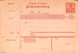 Germany, Empire 1901 Postanweisung 10pf, Reichspost, Unused Postal Stationary - Lettres & Documents