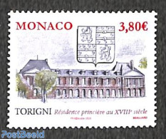 Monaco 2020 Torigni Palace 1v, Mint NH, Art - Castles & Fortifications - Ungebraucht