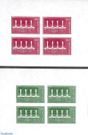 Andorra, French Post 1984 Europa 2v, Imperforated Blocks M/s With 4 Stamps, Mint NH, History - Europa (cept) - Ungebraucht