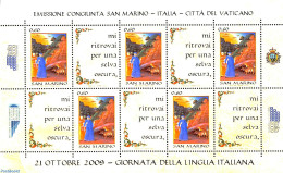 San Marino 2009 Language Day M/s, Mint NH, Various - Joint Issues - Nuevos