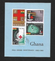 1963 The 100th Anniversary Of Red Cross. BF Used - Ghana (1957-...)