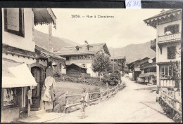 Chesières (Vaud) La Rue à Hauteur Du Magasin Du Tailleur Pour Dames (16'912) - Villars-Chesières