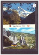 FORMAT 10x15cm - POSTAUTO - AUTOCAR POSTAL AUX PYRAMIDES D'EUSEIGNE - TB - Autres & Non Classés