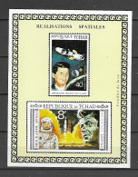 Chad 1971 Space Achievements IMPERFORATE MS #2 MNH - Africa