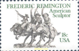 244385 MNH ESTADOS UNIDOS 1981 HOMENAJE AL PINTOR Y ESCULTOR FREDERIC REMINGTON - …-1845 Prephilately