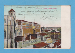 1059 PORTUGAL LISBOA QUARTEL DO CARMO RARE POSTCARD - Lisboa