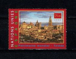 ONU 2000 Patrimoine Mondial Espagne NY/ GEN/VIEN Timbres Provenants Des Feuilles - New York/Geneva/Vienna Joint Issues