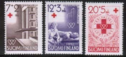 1951 Finland, Red Cross Complete Set MNH. - Nuevos