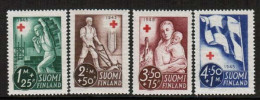 1945 Finland, Red Cross Complete Set **. - Nuevos