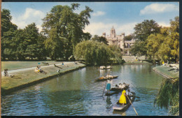 °°° 31202 - UK - CAMBRIDGE - JOHN'S COLLEGE FROM TRINITY BRIDGE - 1966 With Stamps °°° - Cambridge