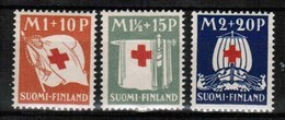 1930 Finland Red Cross Complete Set MNH. - Nuevos