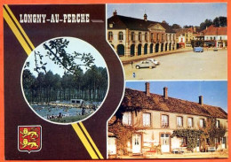 61 LONGNY AU PERCHE Multivues Blason Carte Vierge TBE - Longny Au Perche