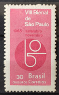 C 537 Brazil Stamp Sao Paulo Biennial 1965 - Nuevos