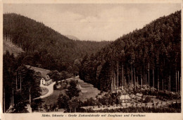 E1322 - Zeughaus Forsthaus Zschand Zschandstraße Sächsische Schweiz - Trau & Schwab - Phototypie - Schmilka