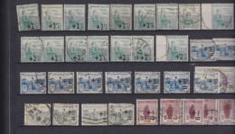 24 Timbres  Oblitérés  France  Orphelins De La Guerre    Avec Et Sans Surcharge - Oblitérés