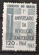 C 523 Brazil Stamp Anniversary Of The Democratic Revolution Militar Sword 1965 - Nuevos