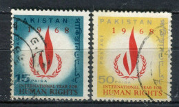 Pakistán 1968. Yvert 246-47 Usado. - Pakistán