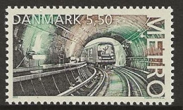 Denmark 2002 . Copenhagen Metro Open, Subway In The Tunnel  Mi 1320 MNH/**) - Ungebraucht