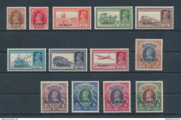 1939 Kuwait - Stanley Gibbons N. 36/51w - MH* - Autres & Non Classés