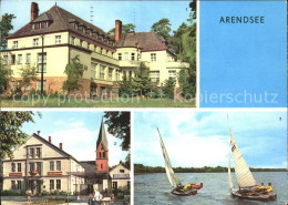 71820428 Arendsee Ostsee FDGB Erholungsheim Waldeck Rathaus Segelboot Kuehlungsb - Kühlungsborn