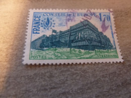 Strasbourg - Bâtiment Conseil Europe - 1f.70 - Yt Ts 59 - Bleu, émeraude Et Vert-bleu - Oblitéré - Année 1980 - - Usados