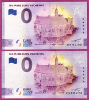 0-Euro XERT 01 2021 750 JAHRE BURG VISCHERING Set NORMAL+ANNIVERSARY - Pruebas Privadas