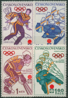 Tschechoslowakei 1972 Olympia Winterspiele Sapporo 2050/53 Postfrisch - Unused Stamps
